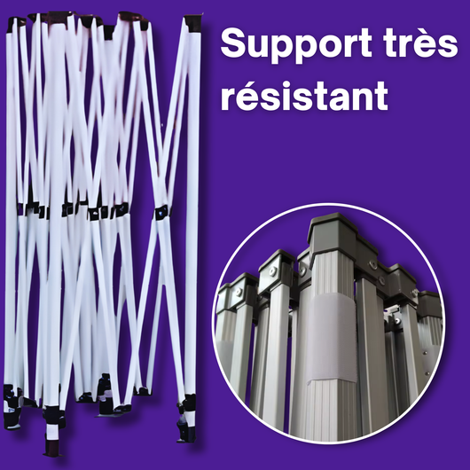 Bâche Tente 3m x 3m : En promo 24H