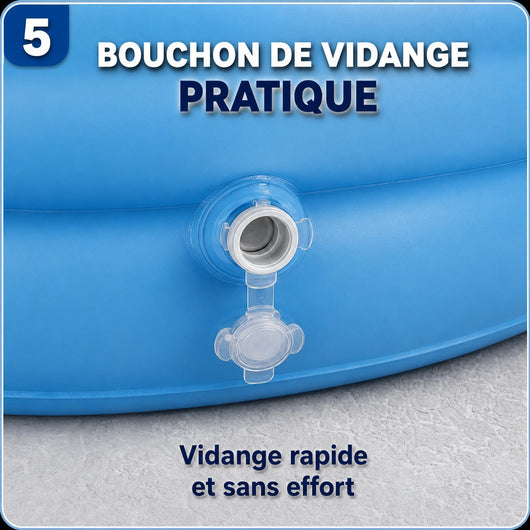 Piscine Gonflable Familiale XXL Pour les Vacances : EN PROMO 24H