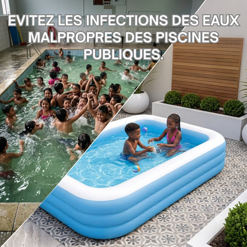 Piscine Gonflable Familiale XXL Pour les Vacances : EN PROMO 24H