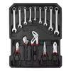 Rbi -Mallette à outils 499 pièces ensemble d'outils de réparation à domicile à 4 couches en aluminium