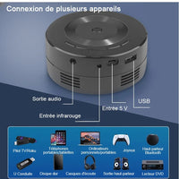 Mini projecteur LED portable HAUTE QUALITÉ avec haut-parleur intégré