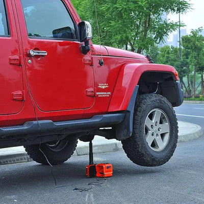 Live Cric- Kit d'urgence essentiels pour la réparation automobile🛠️ - Cric hydraulique électrique 12V pour voitures