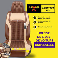 Fb- V2 - conakry - Housses de Siège Universelles 5 Places en Cuir