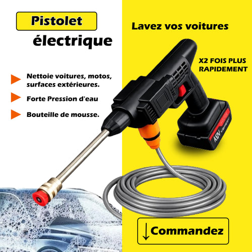 TIK- conakry -  Pistolet électrique à haute pression pour le lavage des voitures 2 fois plus puissant que tout ce qu'il y'a sur le marché