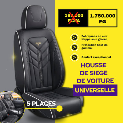 TIKK - conakry - Housses de Siège Universelles 5 Places en Cuir
