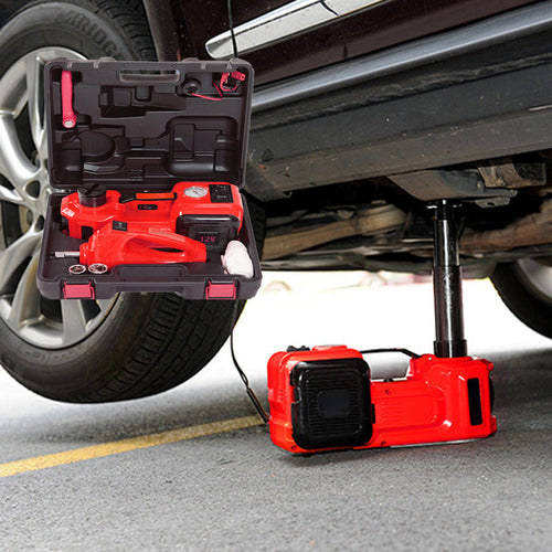 Kit d'urgence essentiels pour la réparation automobile🛠️ - Cric hydraulique électrique 12V pour voitures